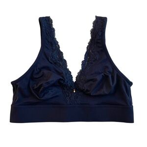 Soma Embraceable Wireless Unlined Bra Lace NEW